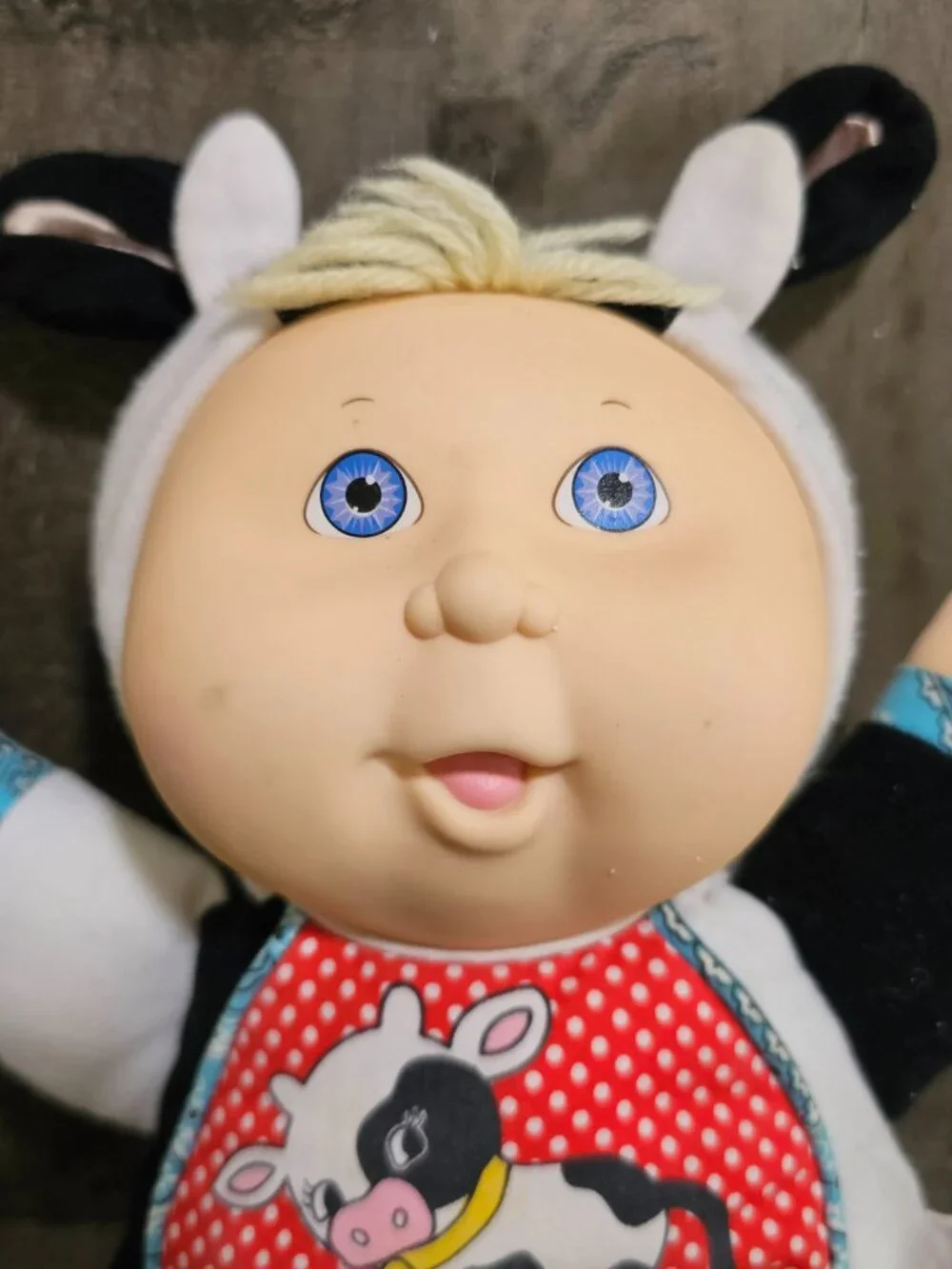 Cabbage Patch Kids Babyland Cow Plush Doll Talking With Moo Sound Xavier Roberts